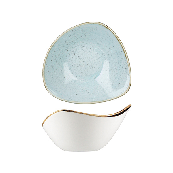 Churchill Stonecast Triangular Bowl-153mm | 260mL Duck Egg