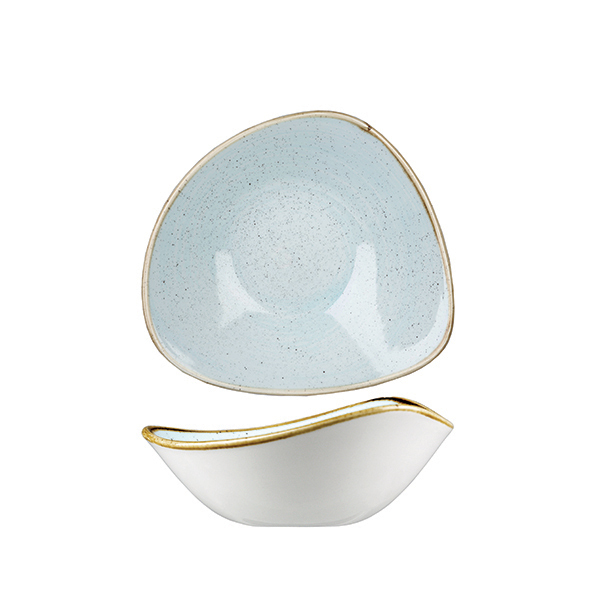 Churchill Stonecast Triangular Bowl-185mm | 370mL Duck Egg