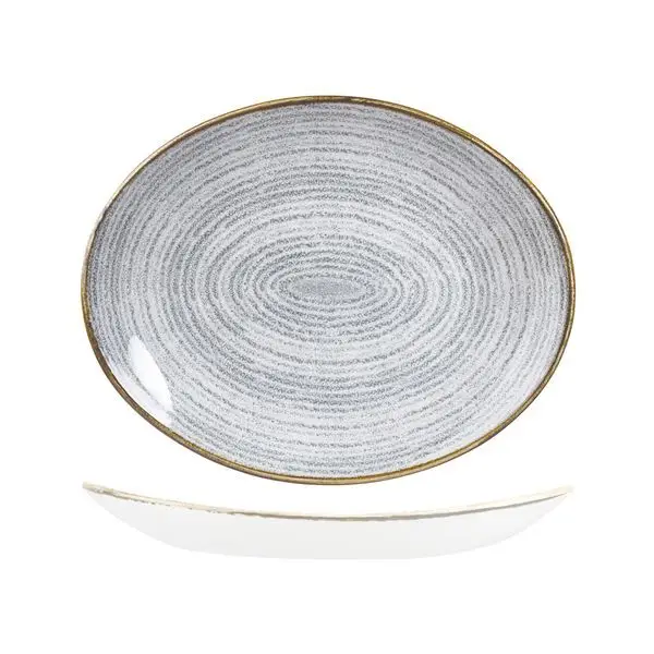 Churchill Oval Coupe Plate-317X255Mm