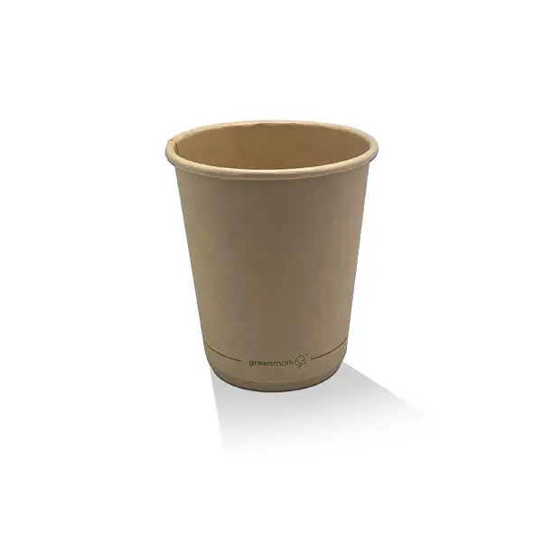 8oz Aqueous Coated Bamboo DW Cup 500s