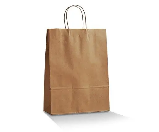 Brown Kraft Bag/Twisted Paper Handle - Medium 250s