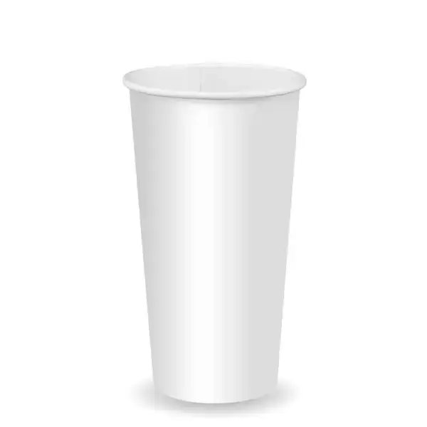 600ml / 20oz (90mm) White Cold Paper BioCup