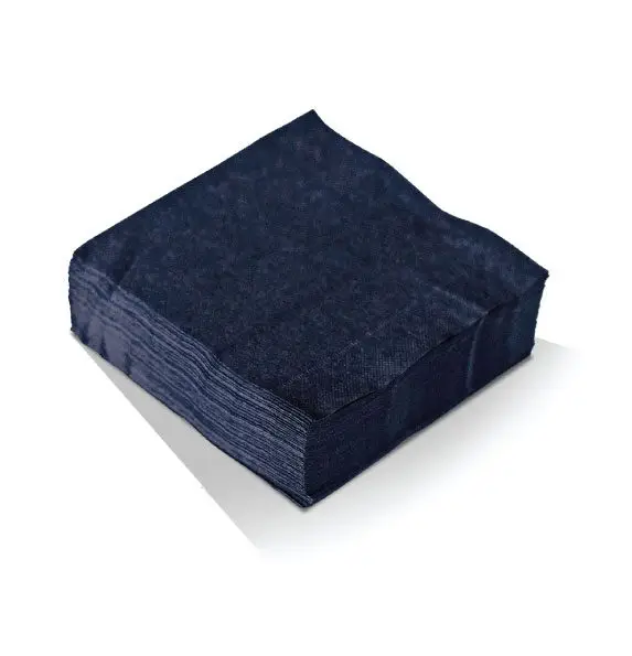 Black 2Ply Cocktail Napkin -1/4 Fold 2000s