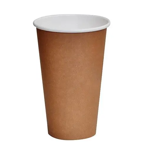 16 oz PLA Coated SW Cup/Brown Print 1000Pc