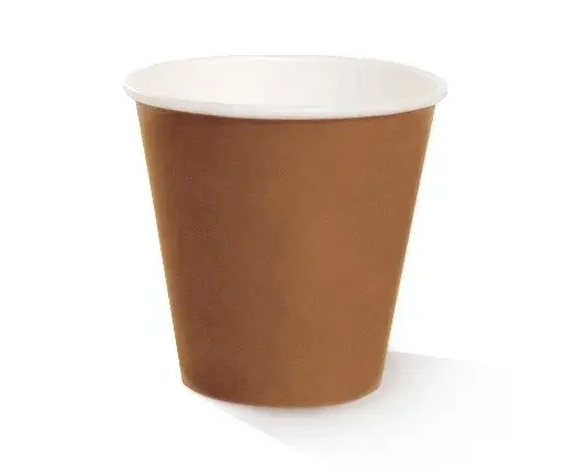*8 oz PLA Coated SW Cup/Brown Print 90mm 1000s