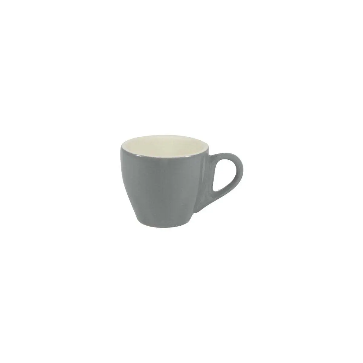 Brew-French Grey/White Espresso Cup 90ml