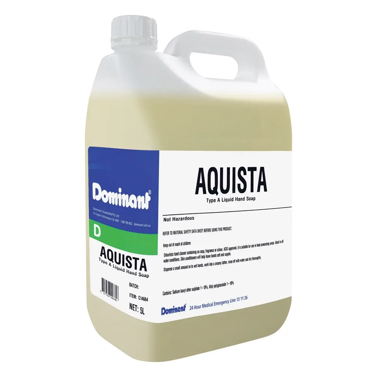 Dominant Aquista Type A Hand S
