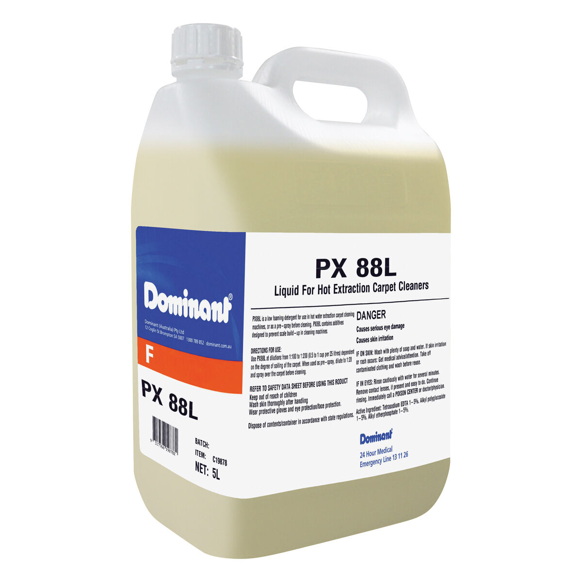 PX88L Low Foam Carpet Cleaner 5L