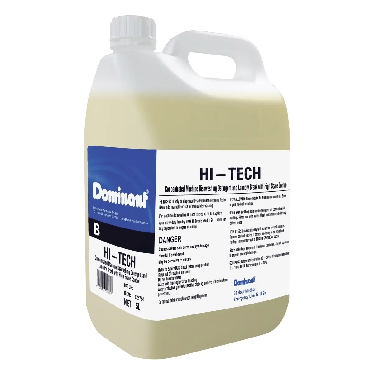 Hi Tech Automatic Dishwashing Liquid 5L Bottle