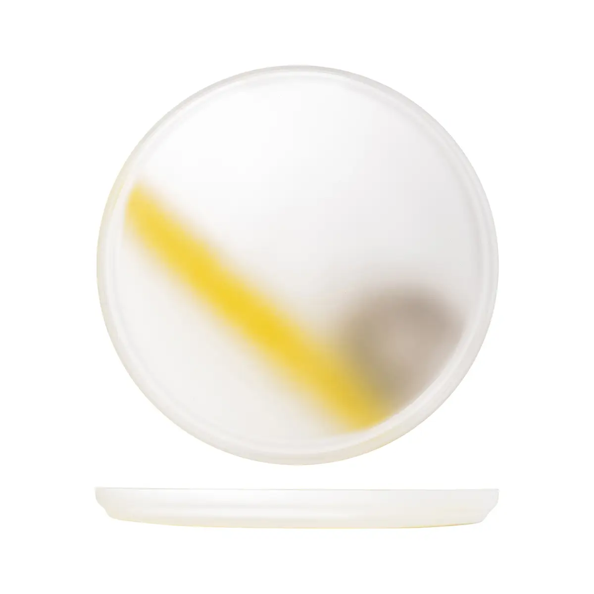 Nude Pigmento Serving Dish-350mm Ø Yellow/Grey