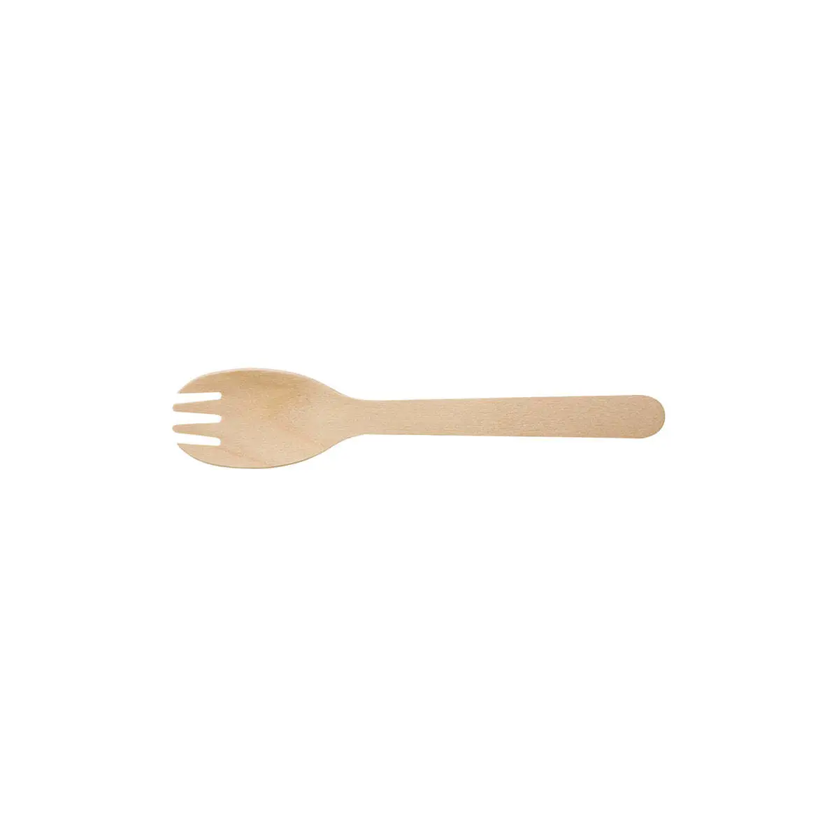 Wooden Spork 160mm 1000s