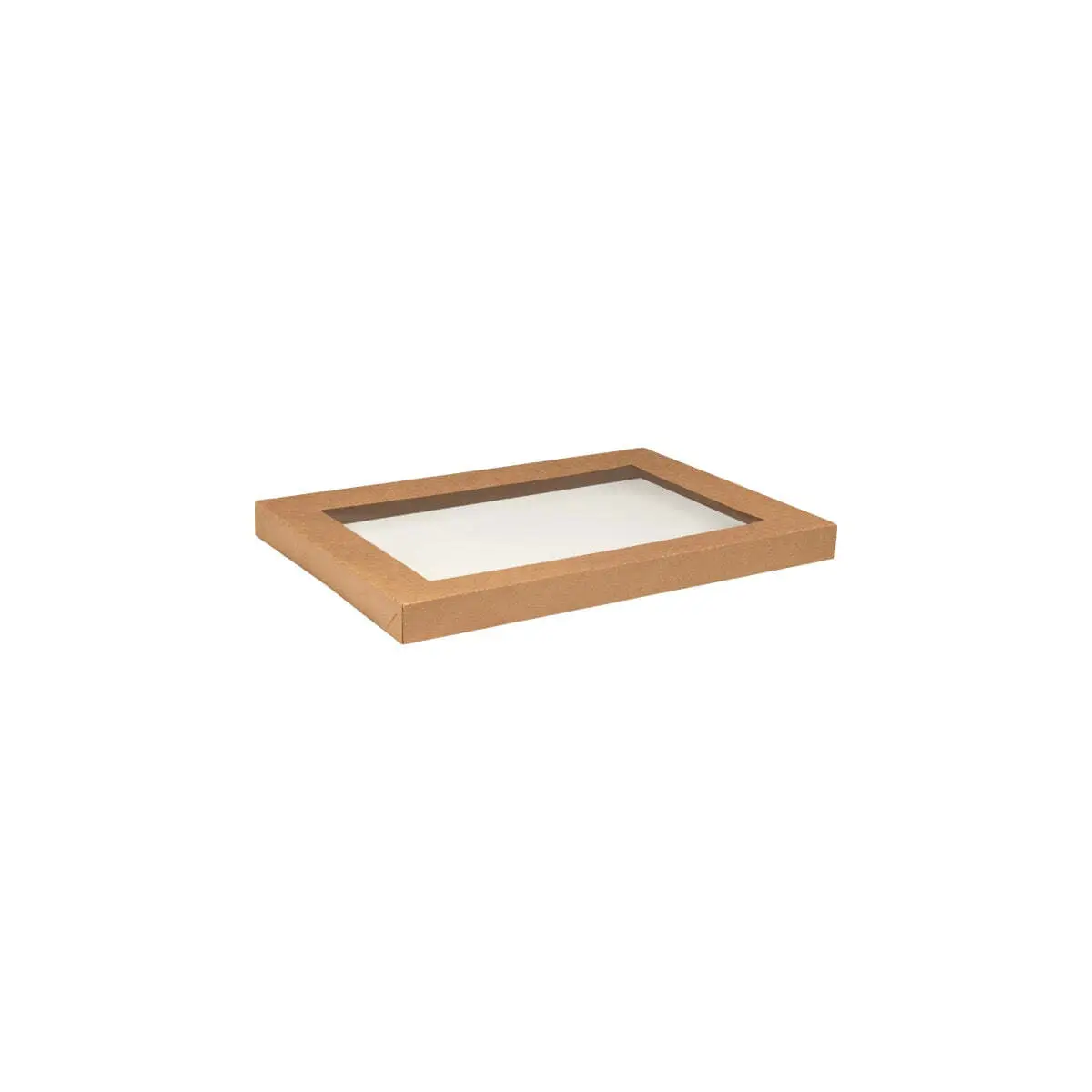 Kraft Range Catering Tray Lid 1 259x156x30mm 100s