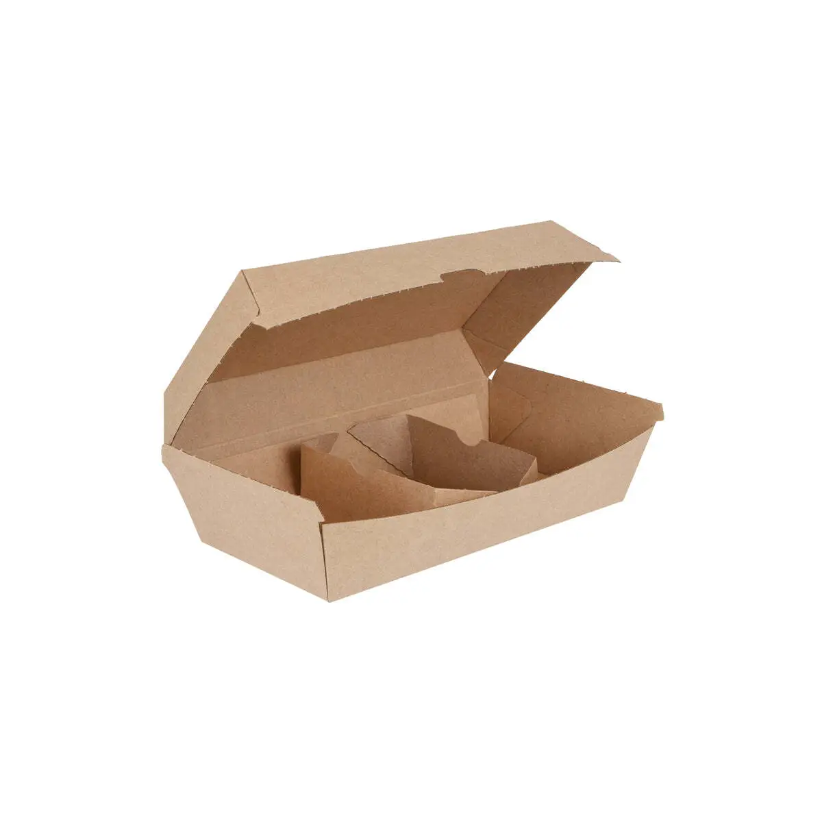 Kraft Range Combo Snack Box 3 Compartment 250x110x85mm 200s