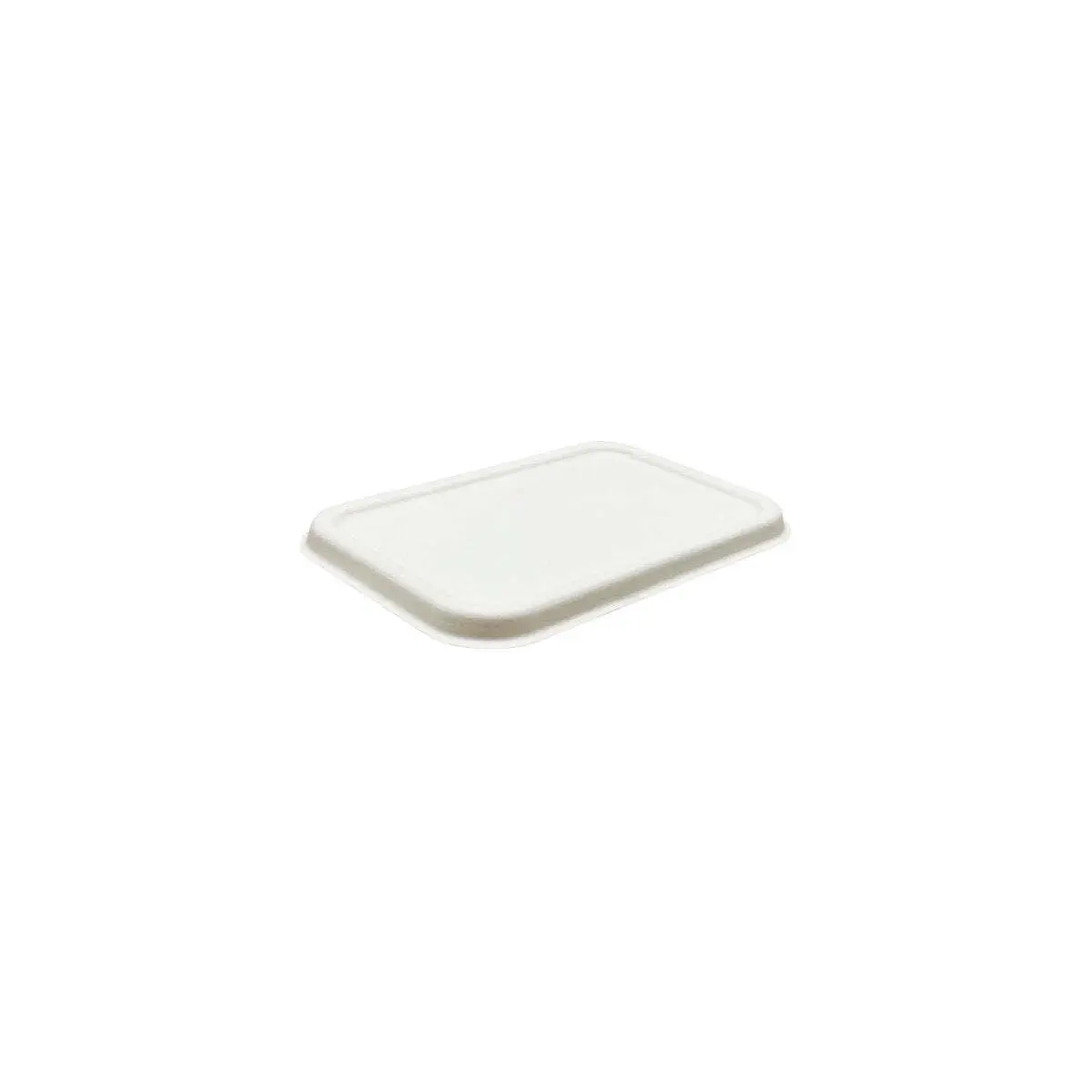 Sugarcane Range Rectangular Container Lid 159x109x8mm 300s