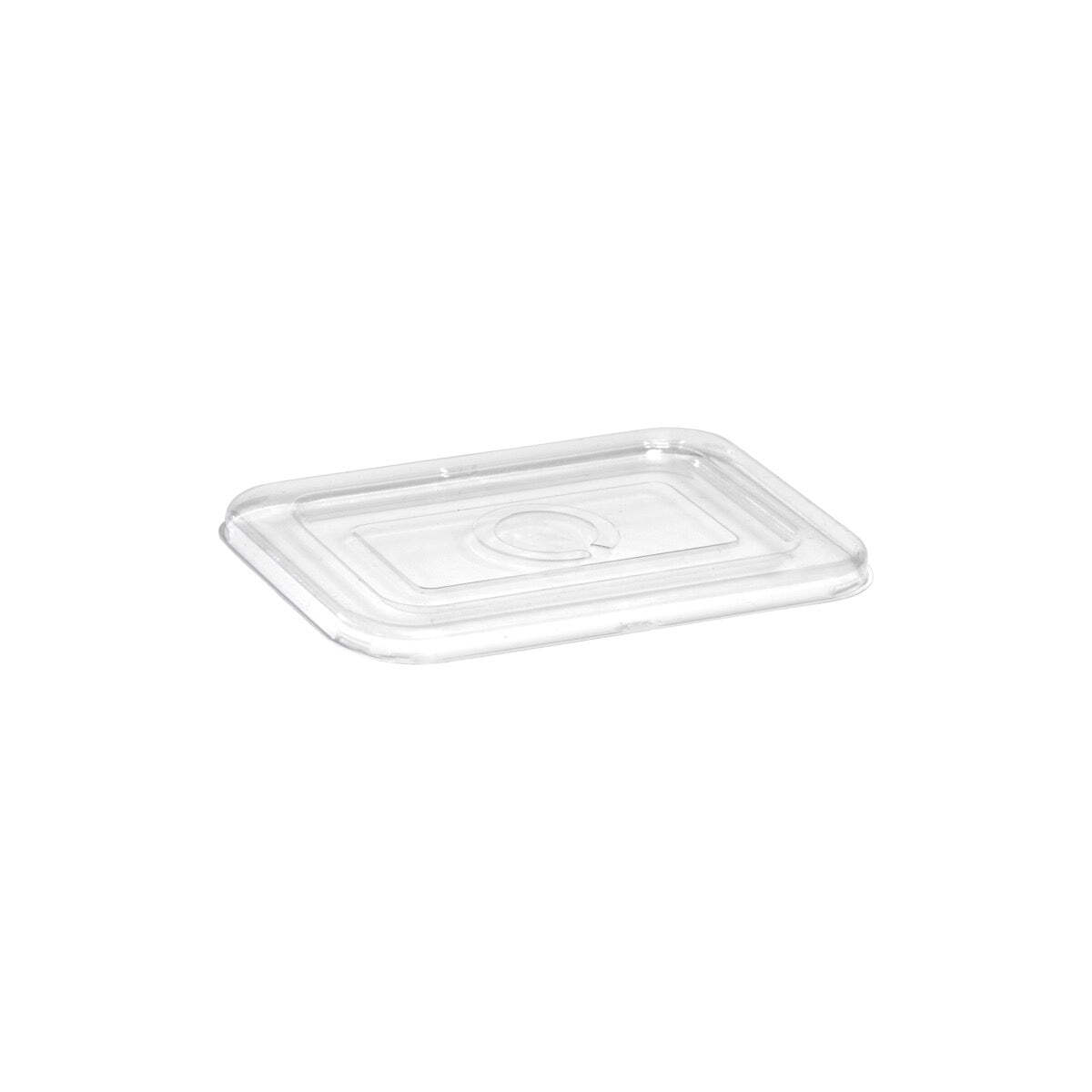Sugarcane Range Rectangular Container RPET Lid 180x125x23mm 300s