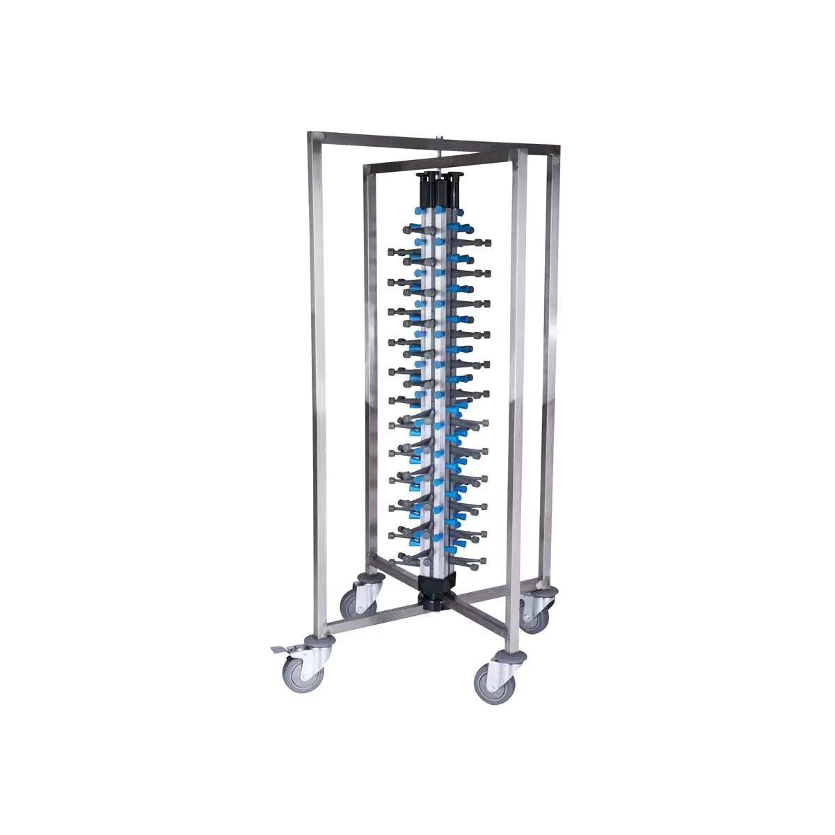 Jiwins Mobile Plate Rack For 48 Plates S\S 650x590x1260mm