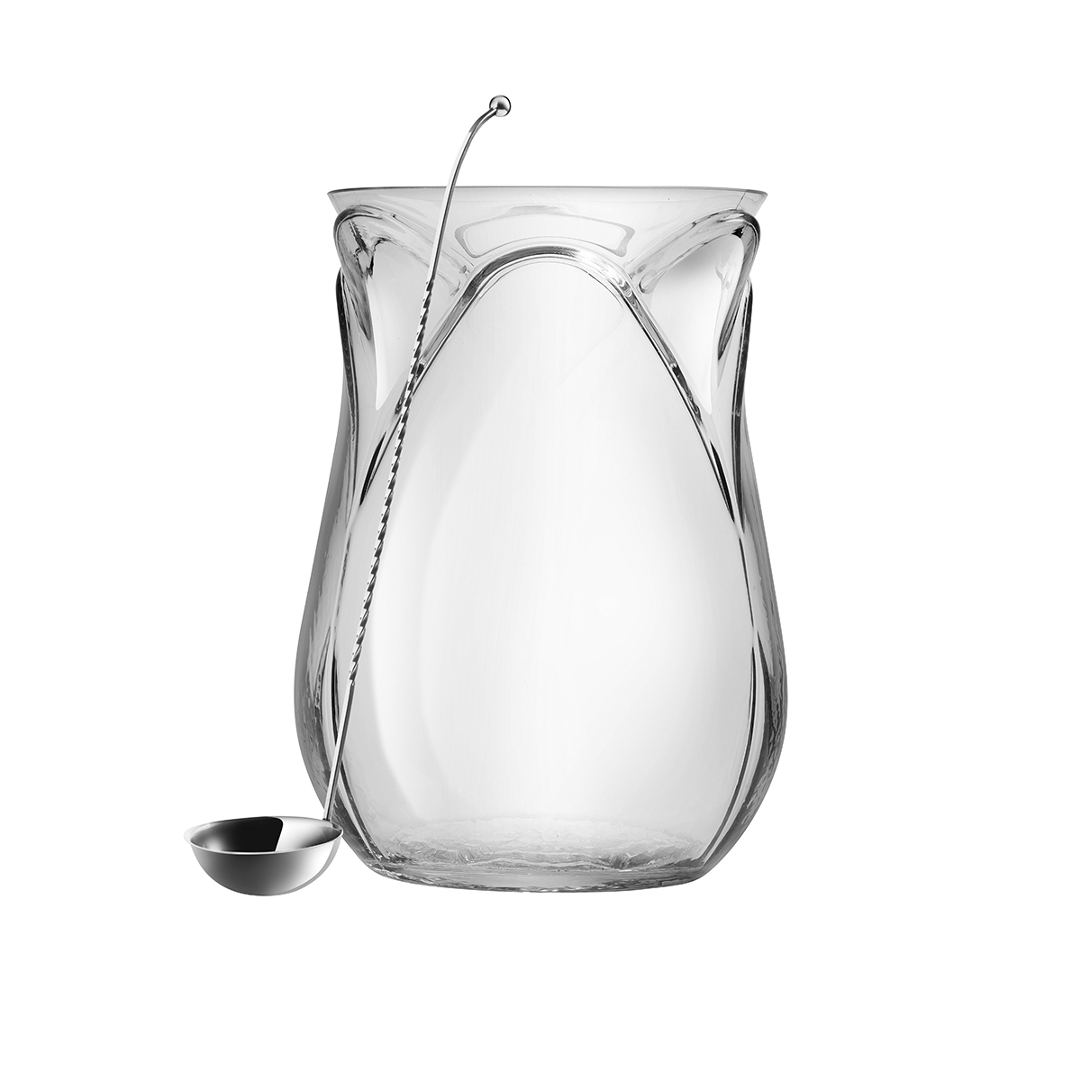 Libbey / Onis Tulip Bowl & Spoon-4Lt
