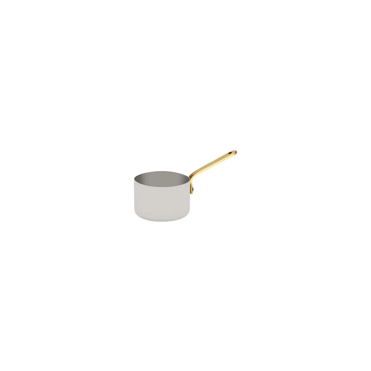 Chef Inox Miniature Saucepan W/Brass Hdl 70x45mm18/10