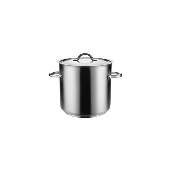 Stockpot-18/10, W/Cover, 280X280mm/16.5Lt 
