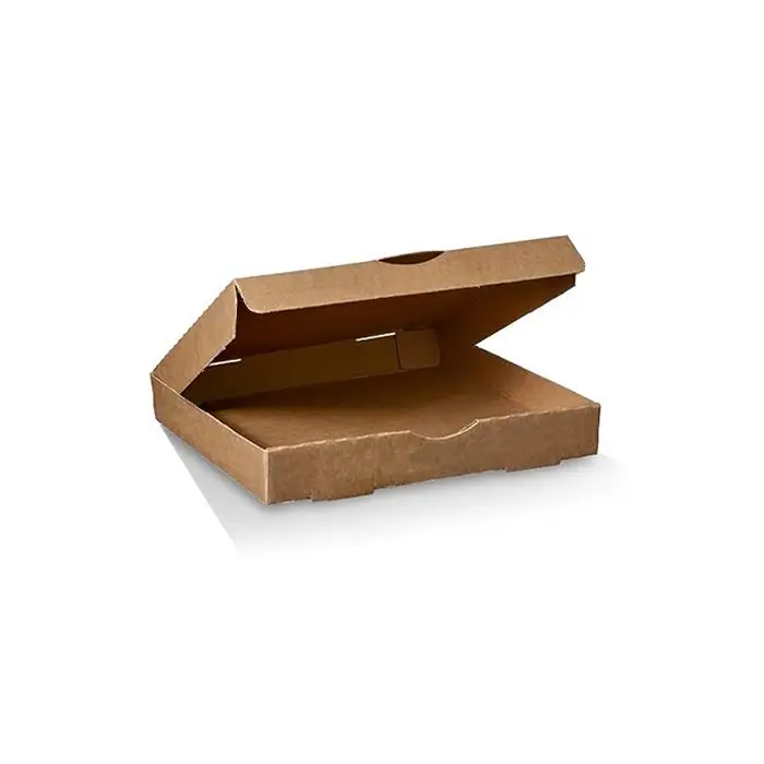 Pizza Box Brown 7 Inch 100/Bundle Item Size: 180X180X40 mm