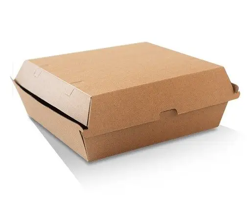 Dinner Box/Brown Corrugated Plain/Brown 150s