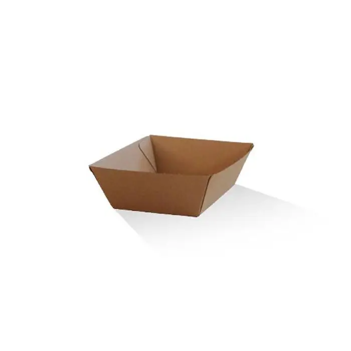 Tray Small/Brown Corrugated Plain/Brown 500s