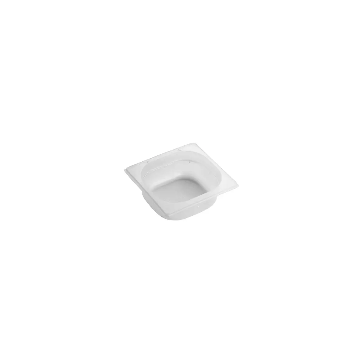 Inox Macel Gastronorm Pan Polypropylene 1/6 Size 176x162x65mm / 1.0Lt