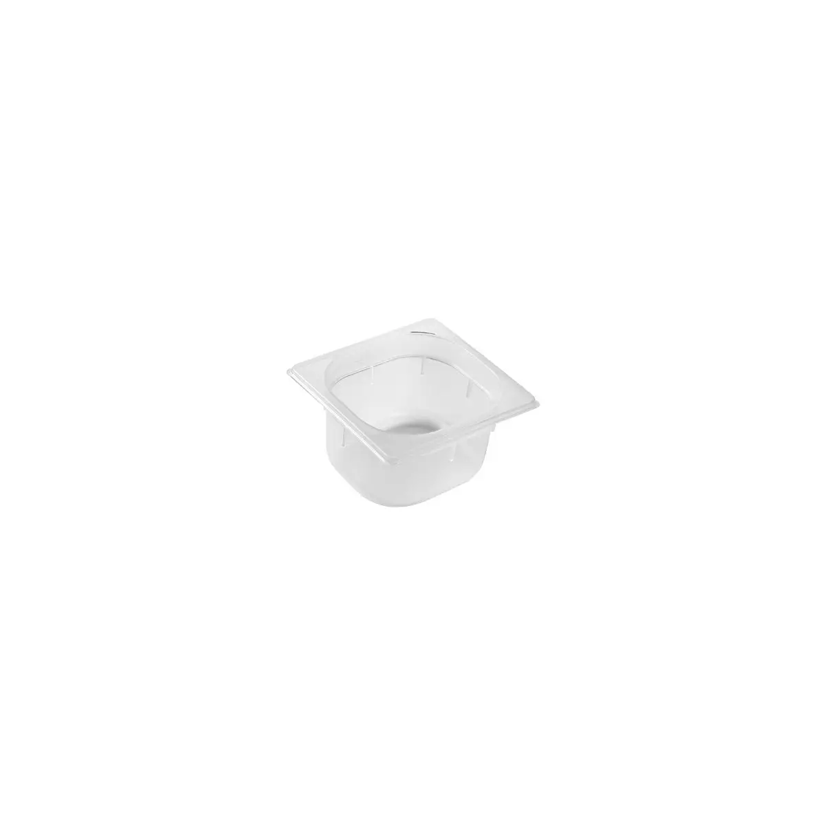 Inox Macel Gastronorm Pan Polypropylene 1/6 Size 176x162x100mm / 1.5Lt