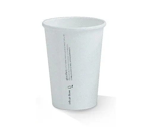 10oz PLA Coated SW Cup/Plain White 1000s