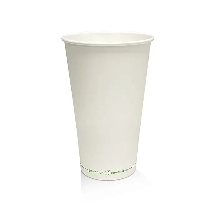 16 oz PLA Coated SW Cup/Plain White 1000s