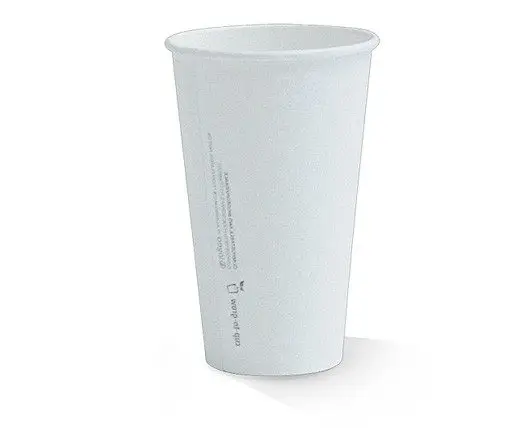20 oz PLA Coated SW Cup/Plain White 1000s