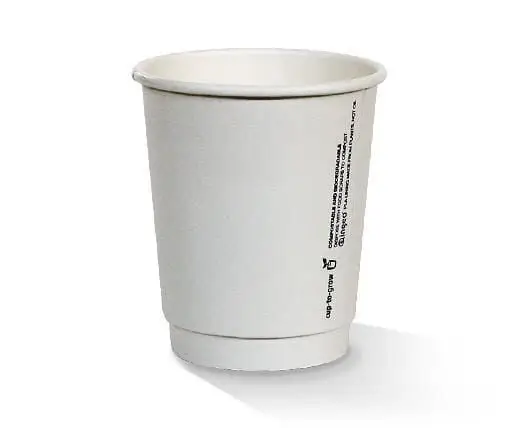 8 oz PLA Coated DW Cup/Plain Standard 500s