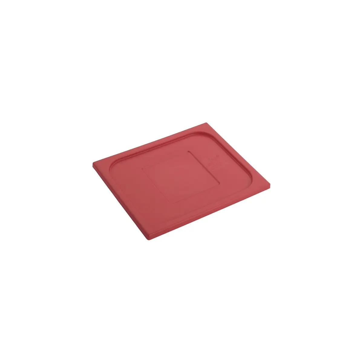 Inox Macel Gastronorm Lid Polypropylene 1/2 Size Red 325x265x20mm