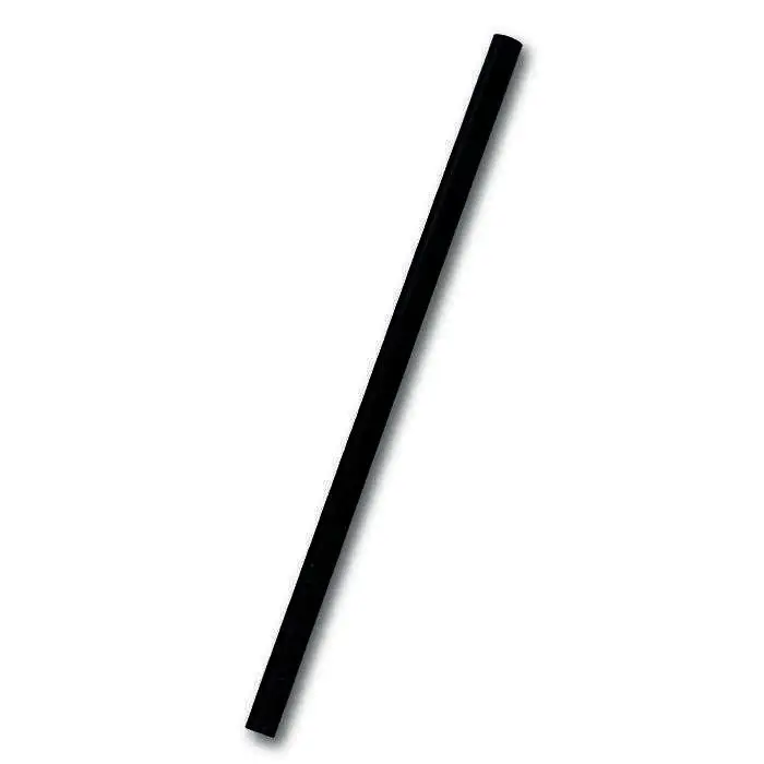 Paper Straw Jumbo- All Black 2500s