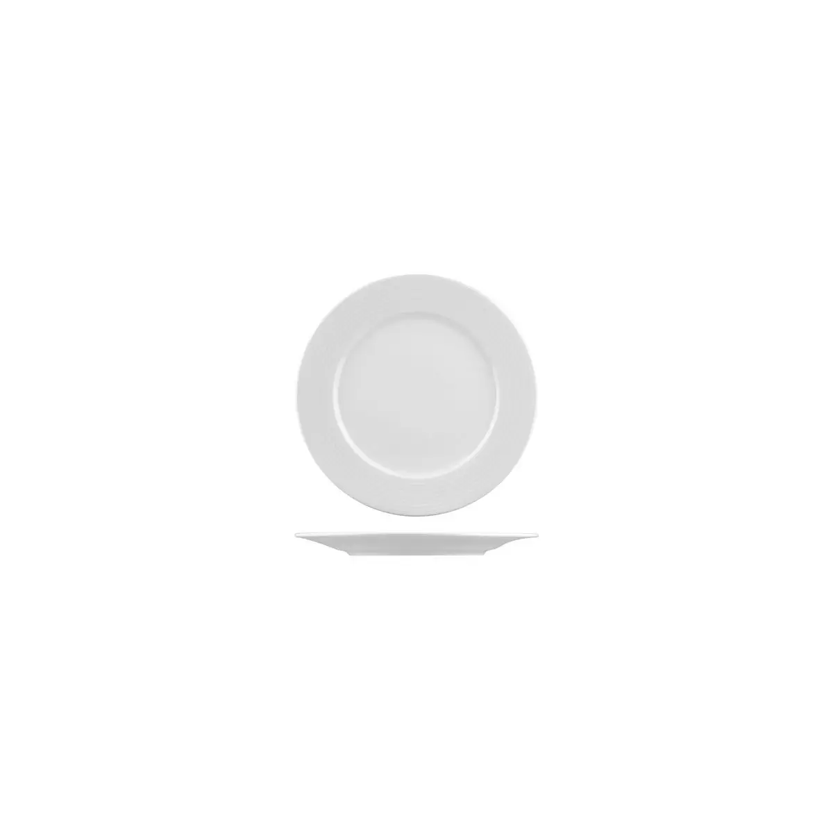 Rak Rando Plate Rak Rondo Round Plate Wide Rim 140mm White