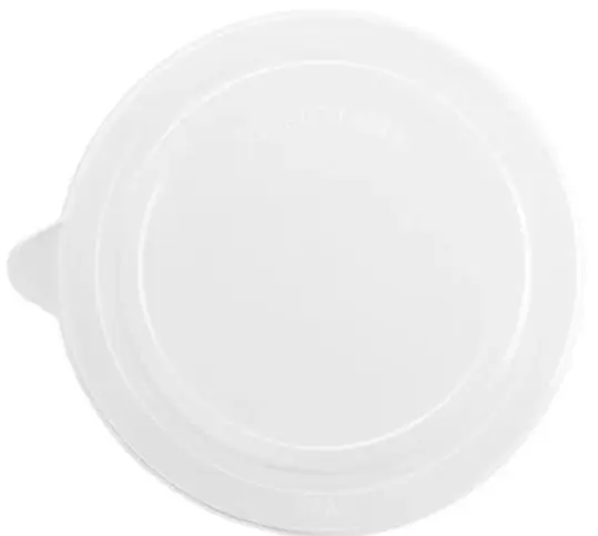 Round PLA Lid - Clear - 150 Series - COLD PRODUCT ONLY