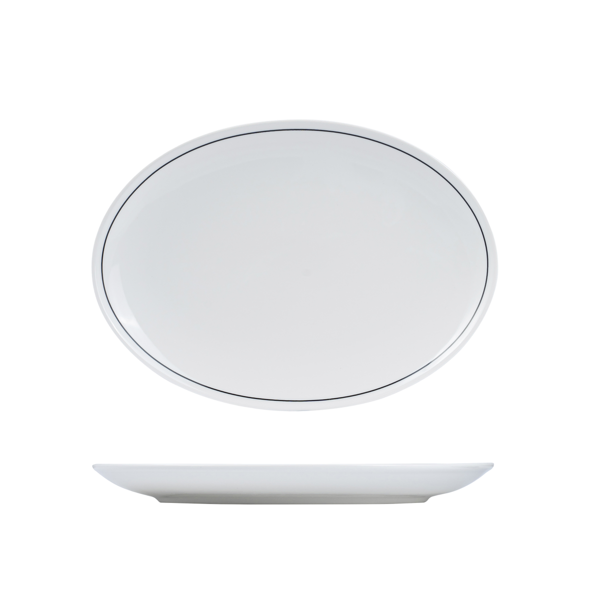Rak Oval Coupe Plate 260 X 190Mm