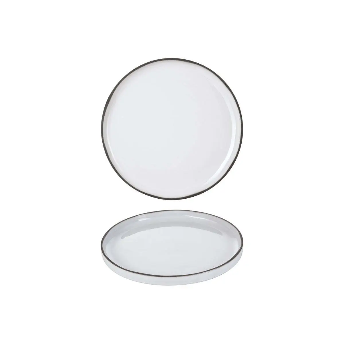 Revol Caractere Round Plate 260mm White Cumulus