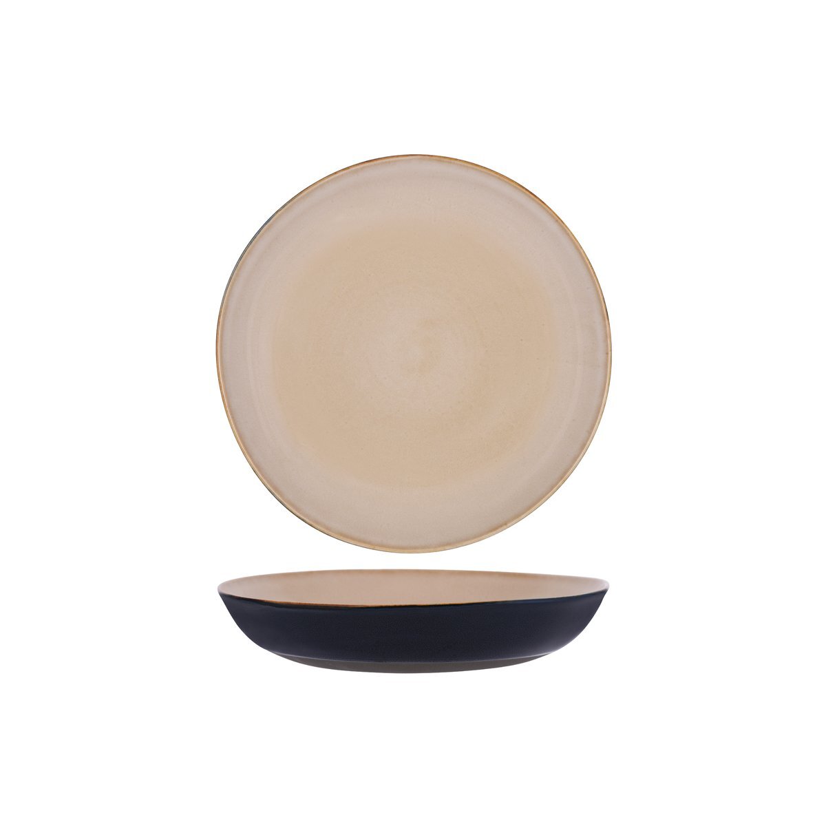 Terres De Reves Round Pasta Plate 235x45mm Dark Grey/D-Blue