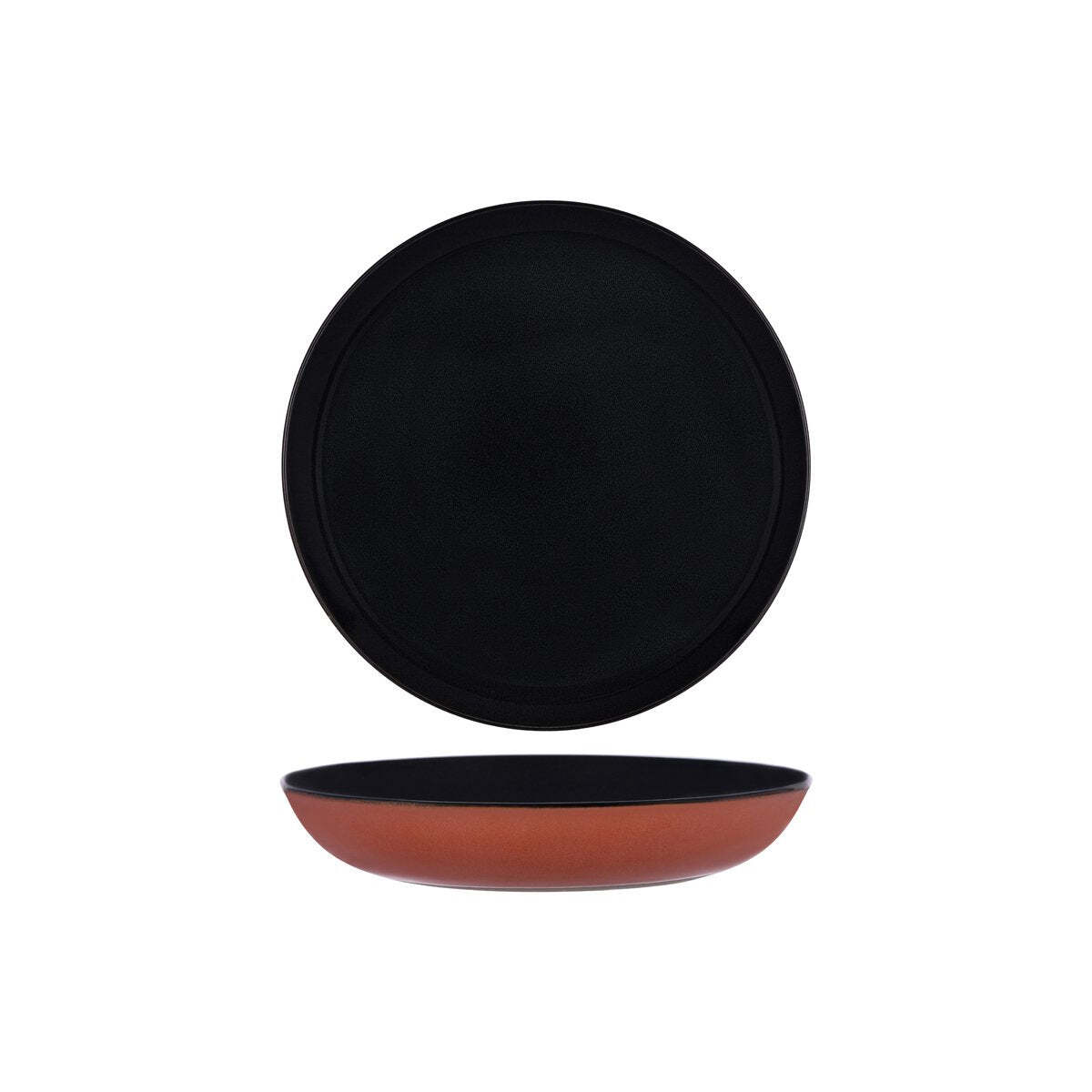 Terres De Reves Round Pasta Plate 235x45mm Dark Blue/Rust
