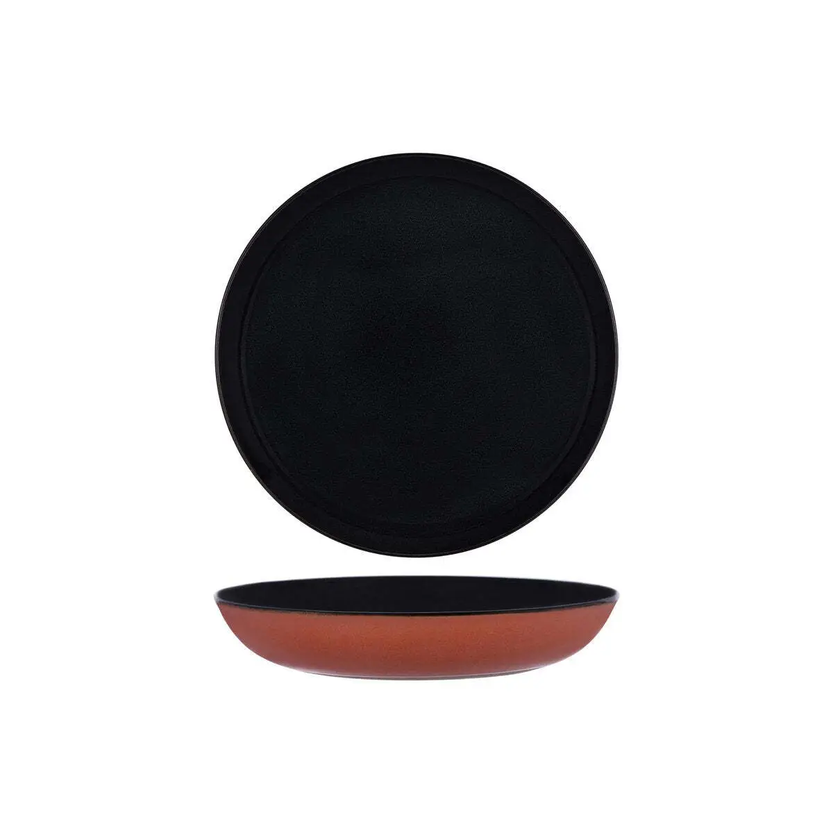 Terres De Reves Round Pasta Plate 235x45mm Dark Blue/Rust