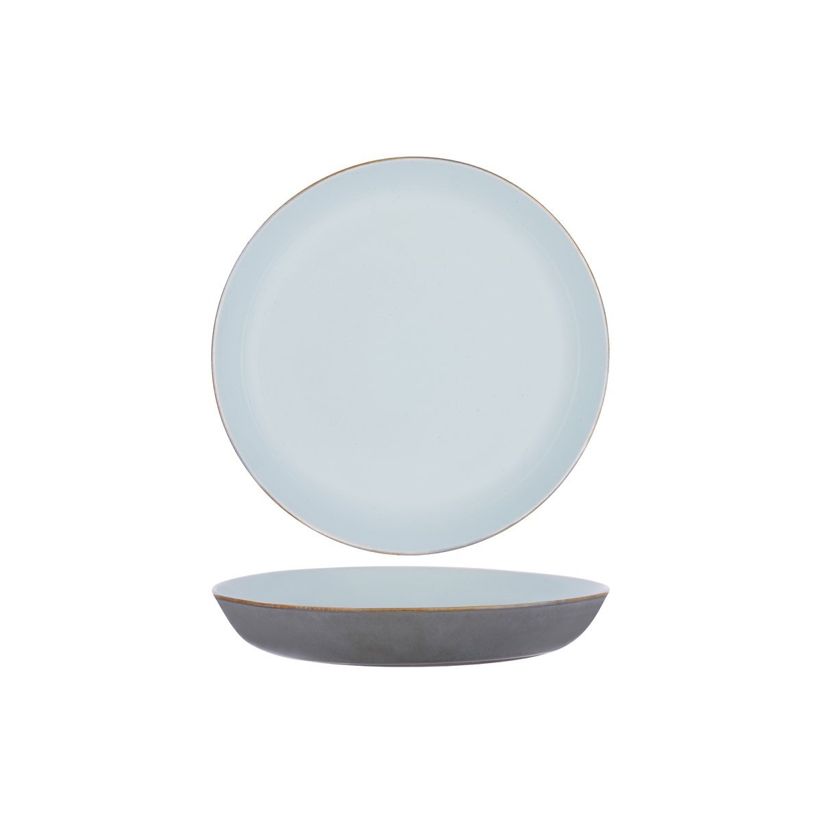 Terres De Reves Round Pasta Plate 235x45mm L-Blue/Smokey Blu