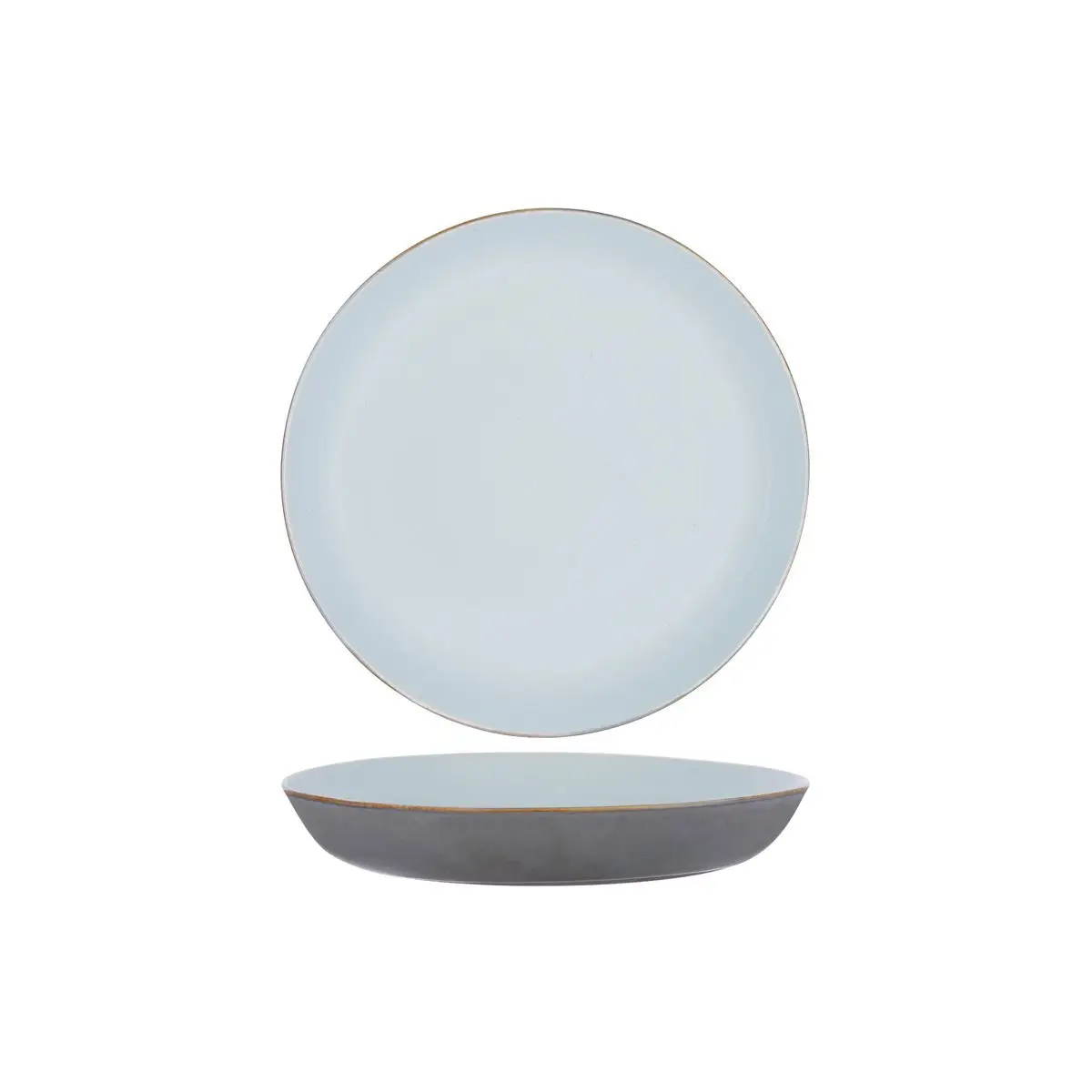 Terres De Reves Round Pasta Plate 235x45mm L-Blue/Smokey Blu