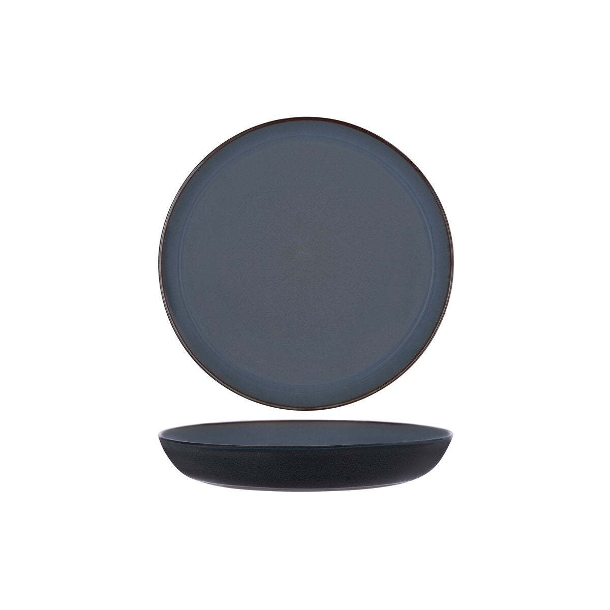 Terres De Reves Round Pasta Plate 235x45mm Misty Grey/D-Blue