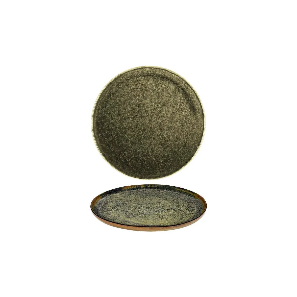 Serax Surface Medium Round Plate 240x15mm Indi Grey