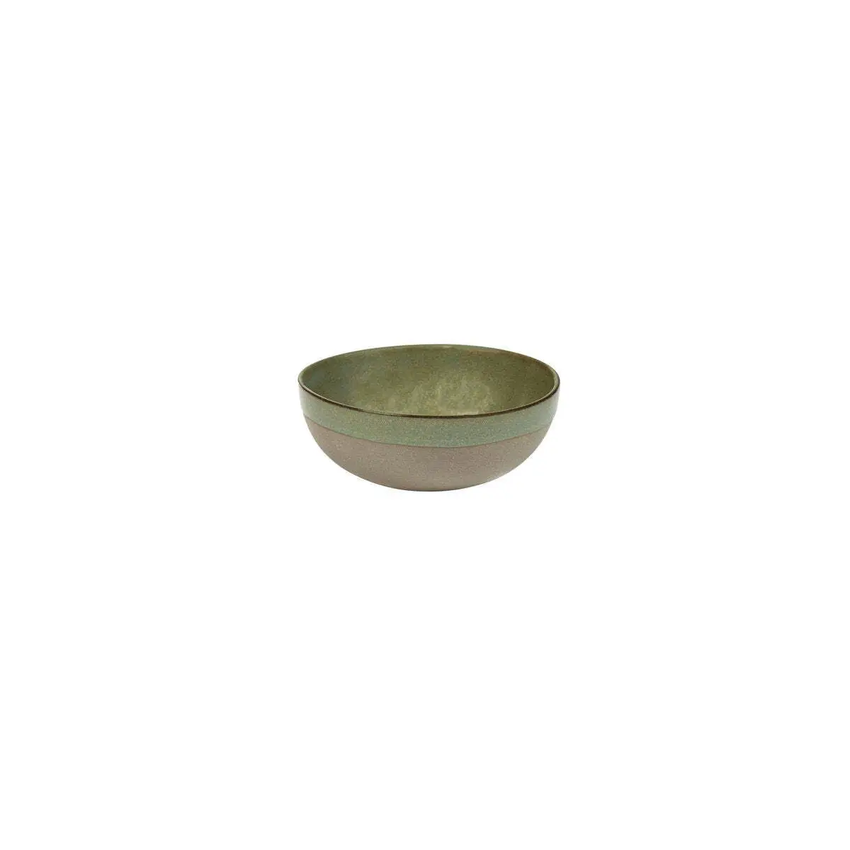 Serax Surface Large Round Bowl 130x50mm Grey/Camogreen
