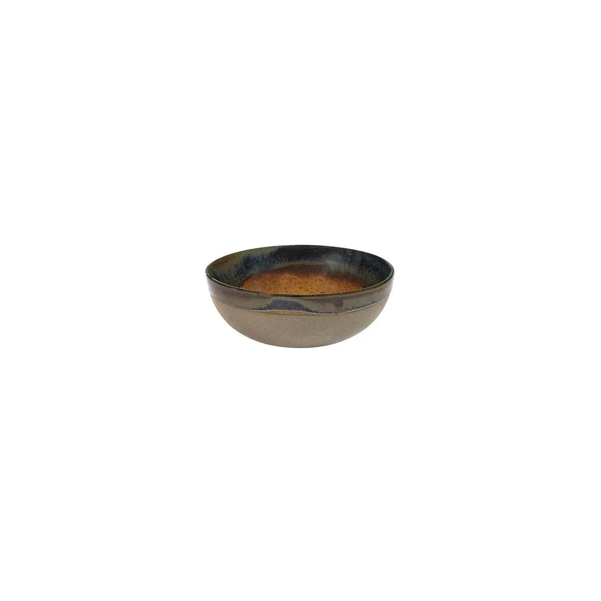 Serax Surface Large Round Bowl 130x50mm Grey/Rusty Brown