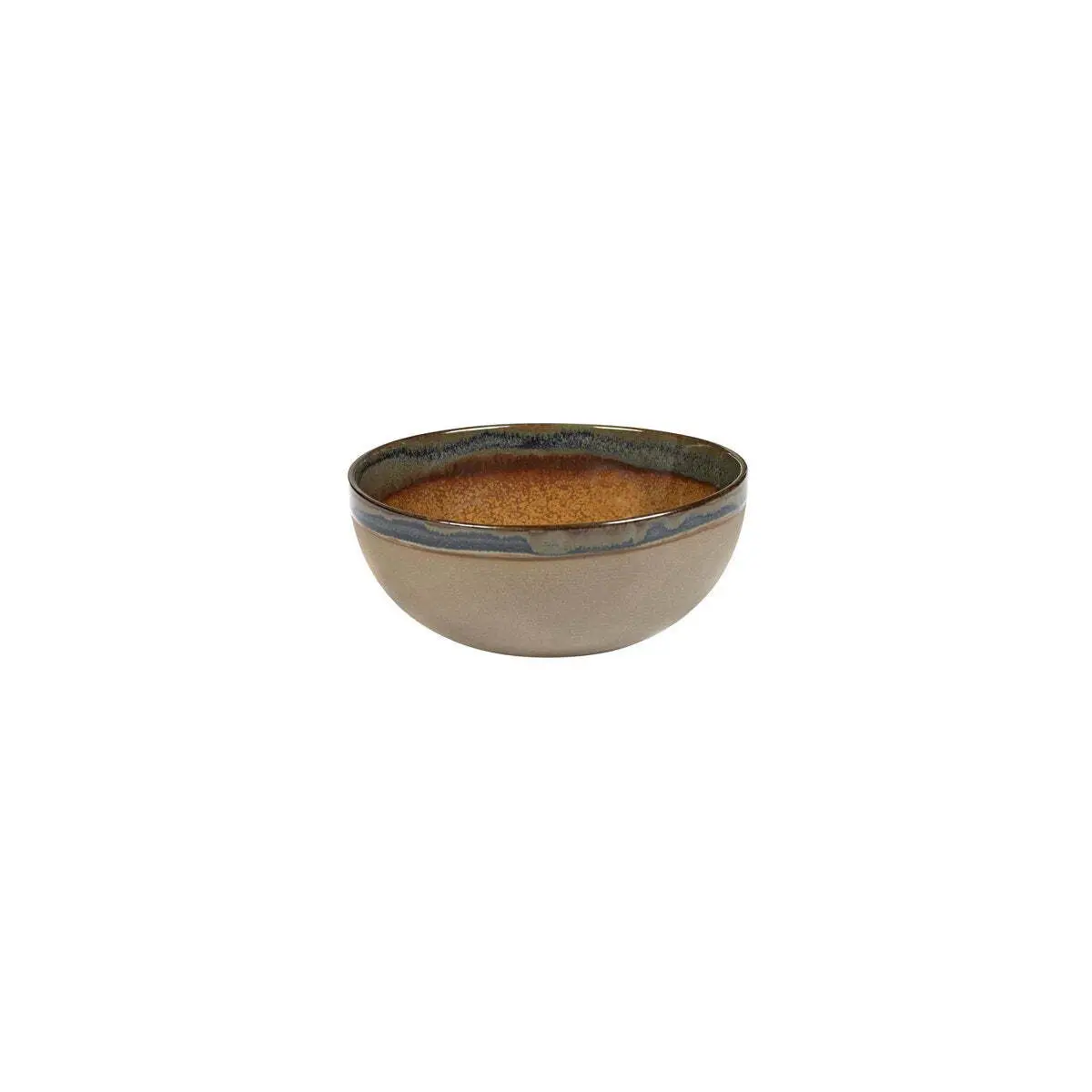 Serax Surface Round Bowl 190x80mm, 1.4Lt Rusty Brown