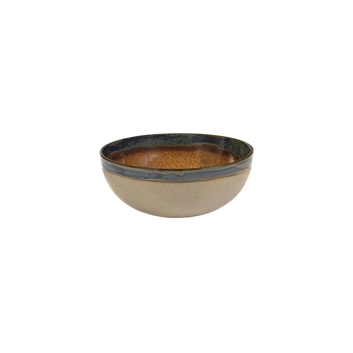 Serax Surface Round Bowl 235x95mm, 2.2Lt Rusty Brown