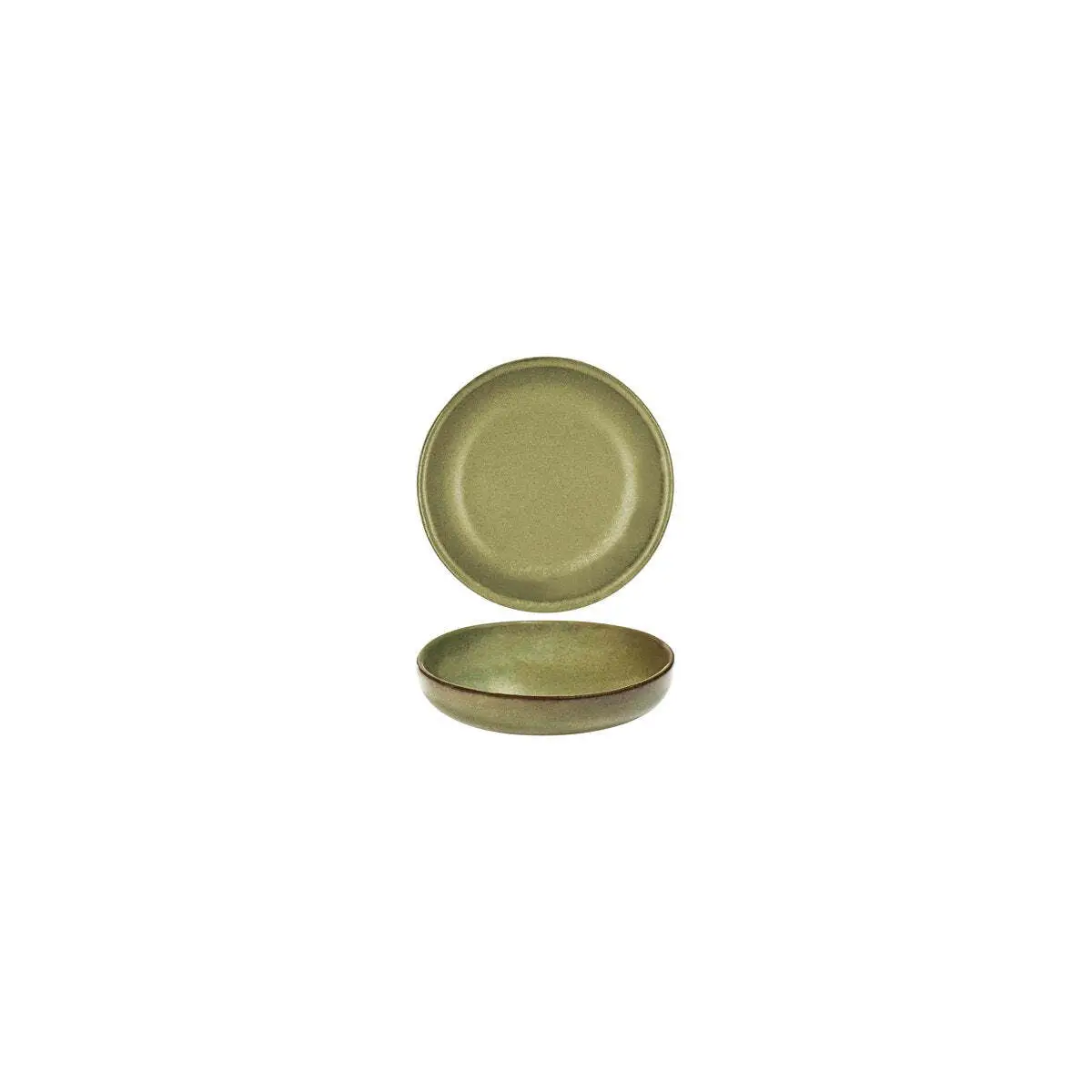 Serax Surface Round Olive/Sauce Dish 90x20mm Camogreen